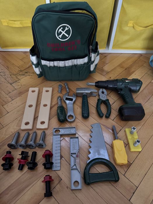 Детские инструменты с рюкзаком