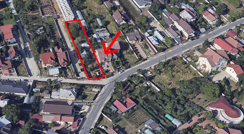 Teren de vânzare 1250 mp – Str. Plevnei