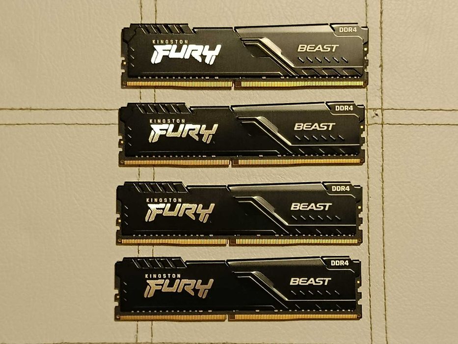 DDR4 128GB Kingston FURY Beast 4*32GB 3200MHz/3600MHz