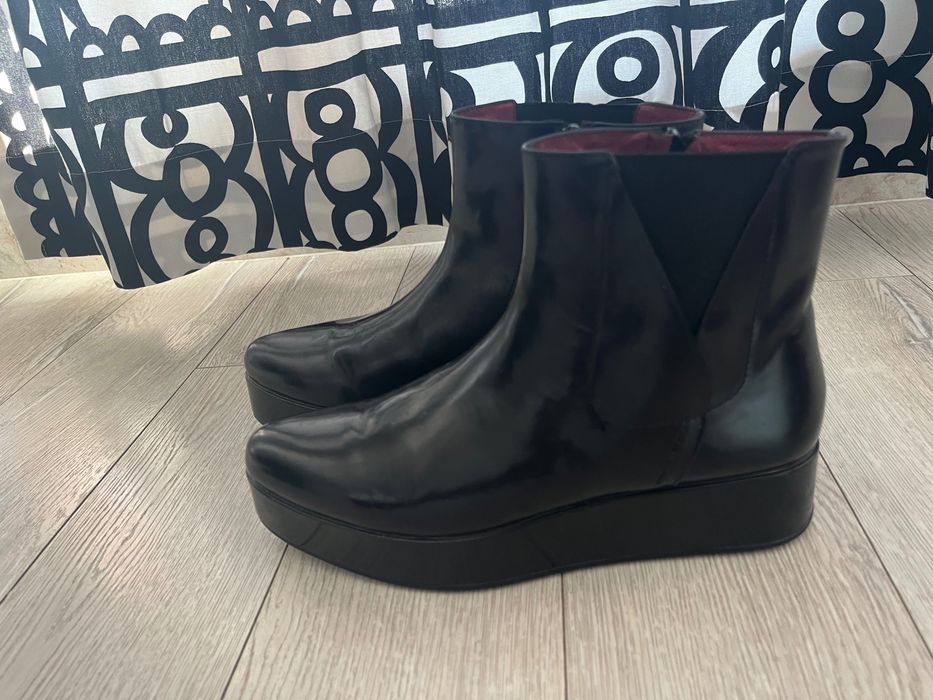 Дамски боти, естествена кожа