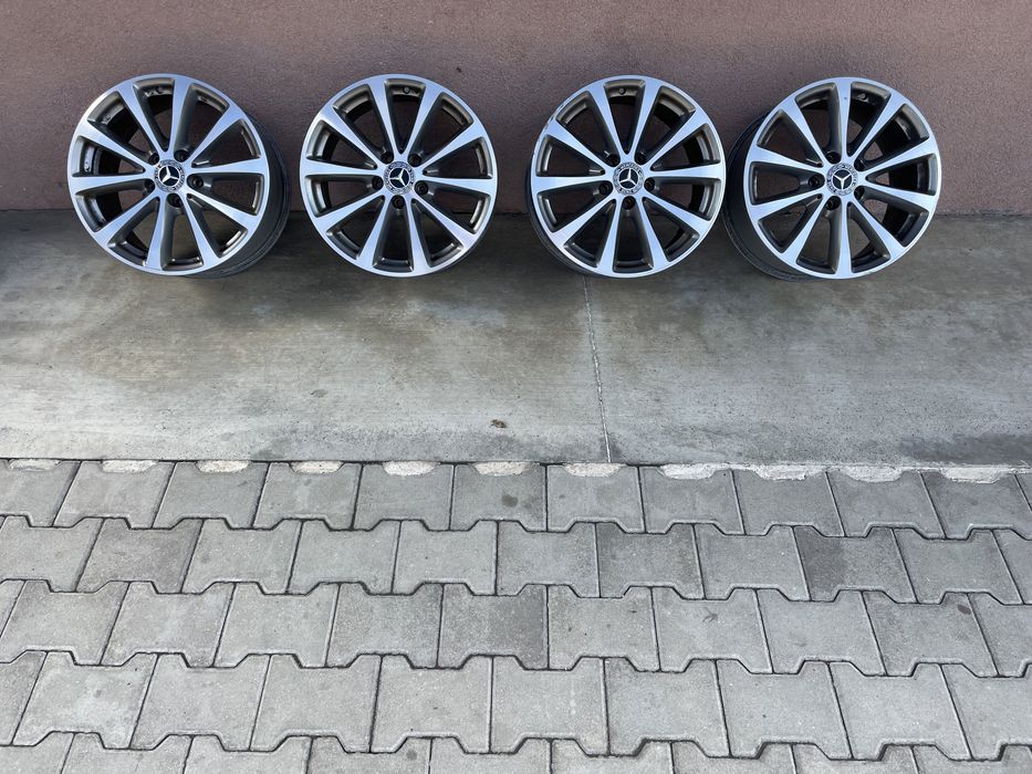 4 броя лети джанти за Мерцедес/Mercedes/5x112/ет.40/ц.отв/66.6/17цола/