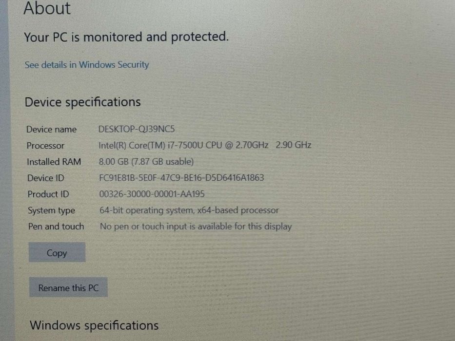 i7-7500U / 8GB / SSD 512GB / 15.6" FullHD / Acer Aspire F5-573G-78WE Геймърски лаптоп