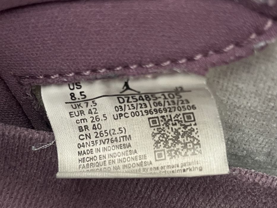 Air Jordan 1 Retro High OG Mauve # 42