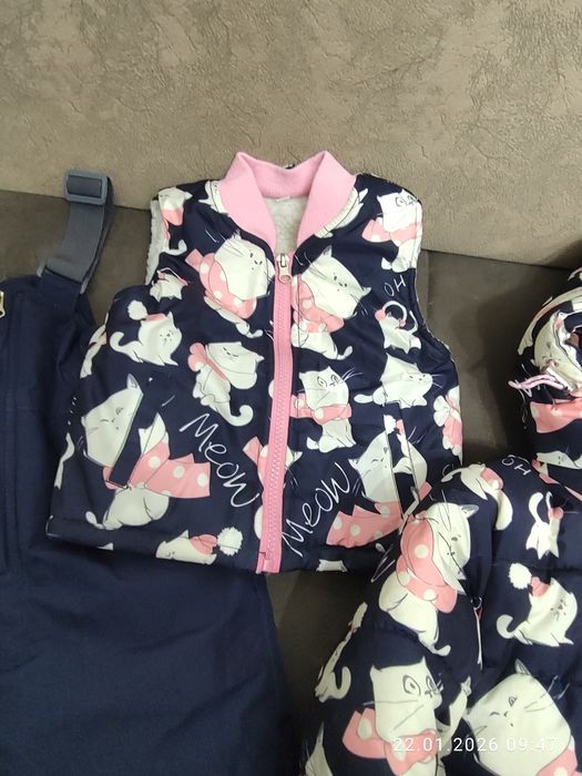 Очень теплый комплект 2-3,5 лет