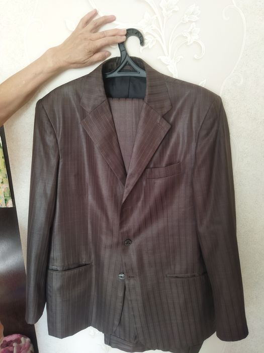 Мужской костюм двойка  в коричневом цвете