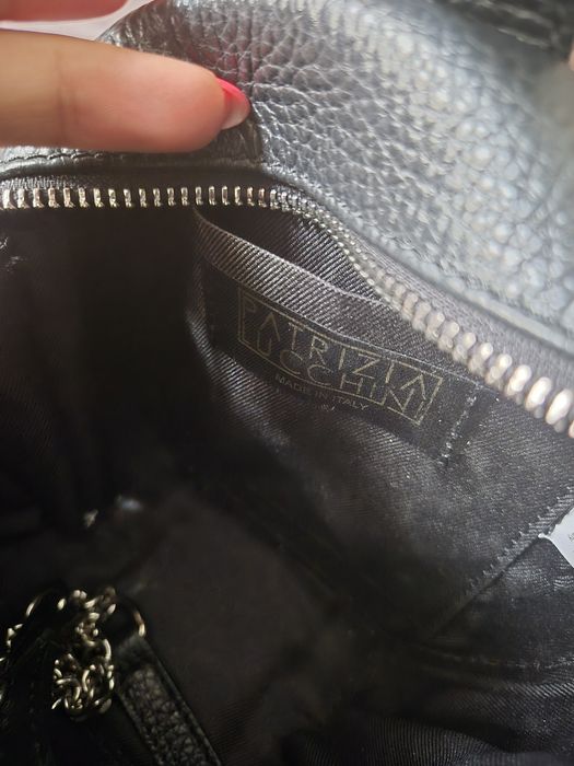 Чанта от набук и кожа Patrizia Lucchini