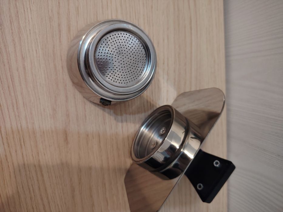 Cafetieră italian vintage Luxa Guido Bergna – NEFOLOSIT, rar – inox, M