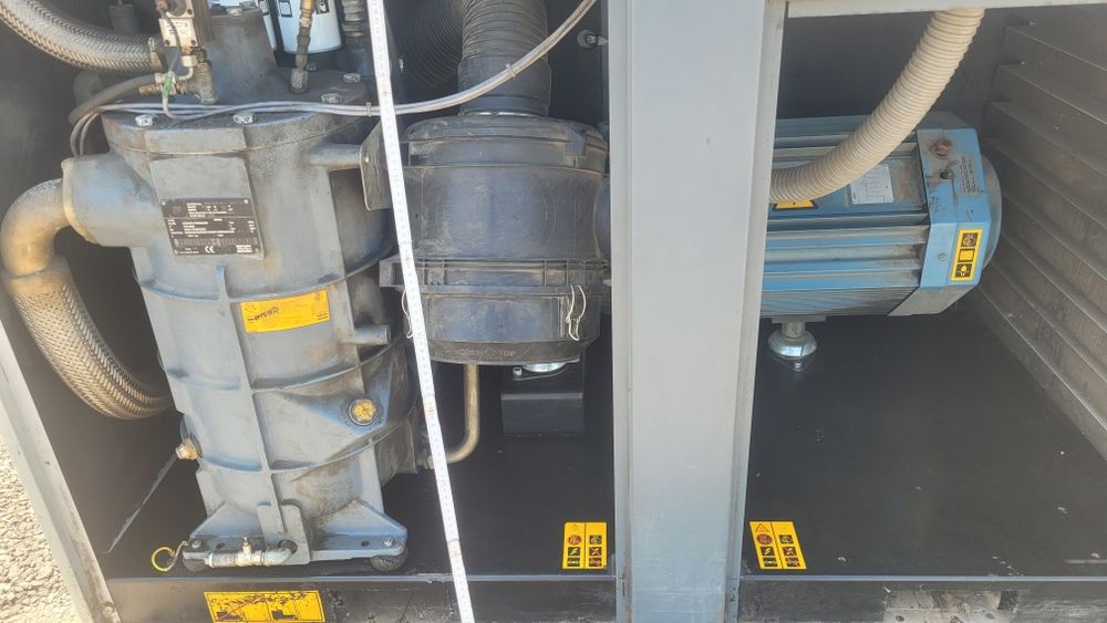 compresor aer cu surub 55 kw rezervor butelie aer comprimat
