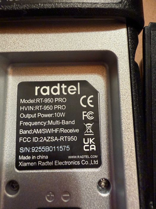 walkie talkie Radtel RT-950 PRO Bluetooth GPS APRS