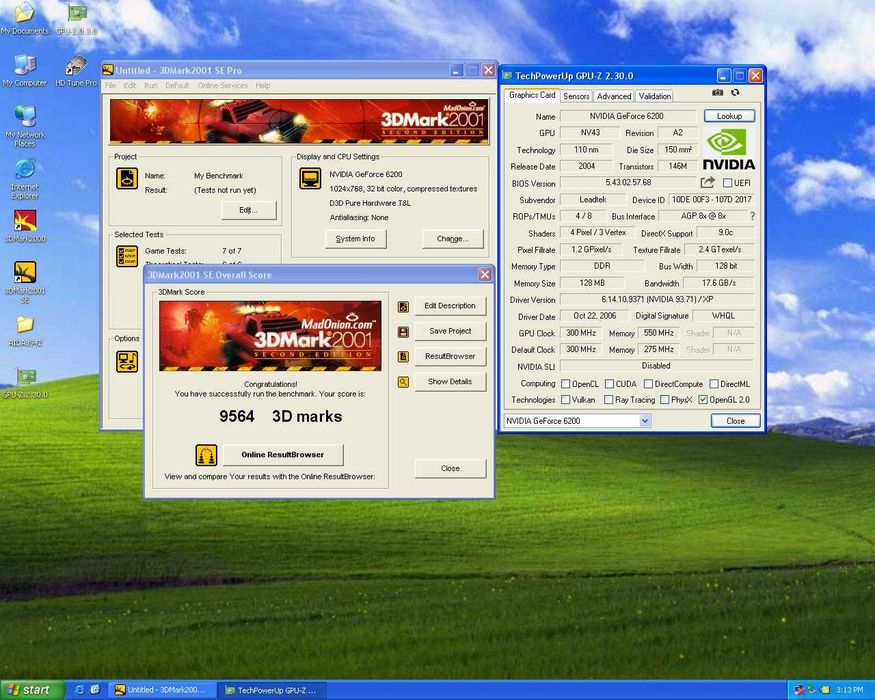 Placi video retro AGP8X Nvidia 6200, 6600 128/256MB