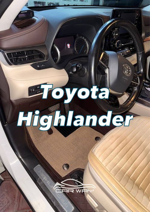 9D polik / коврики для Toyota Highlander