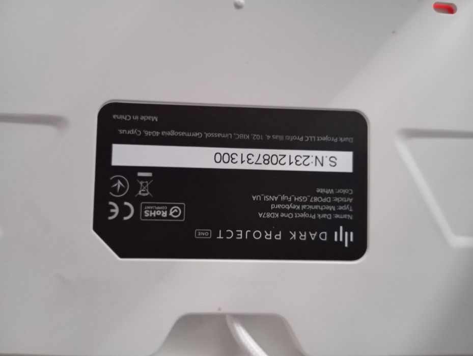 Клавиатура Dark Project