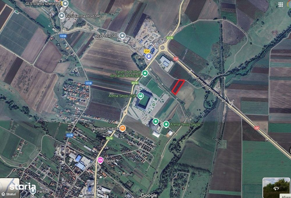 Vand teren intravilan industrial cu PUZ langa Arena Sepsi OSK