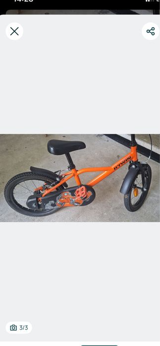Bicicleta copii roți  16 inch