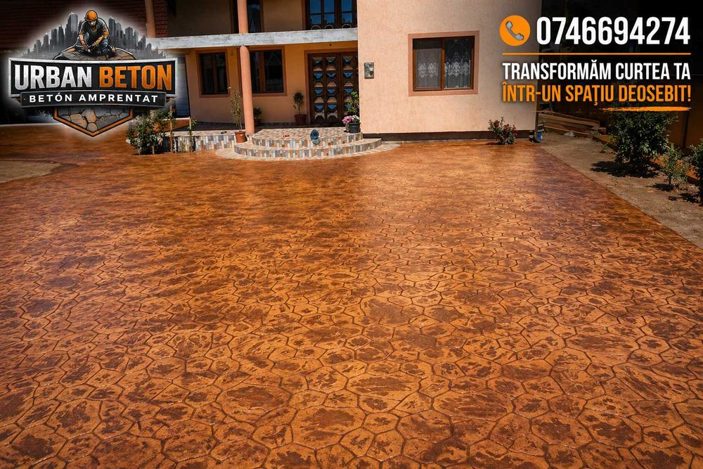 Urban Beton – Beton Amprentat Premium | Curți, Alei, Terase | Preț Bun