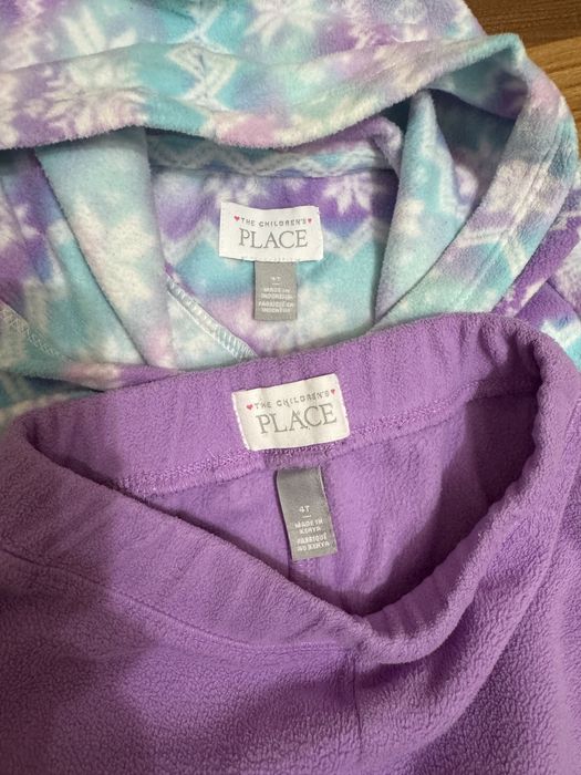 Теплый костюм на девочку 4-5 лет