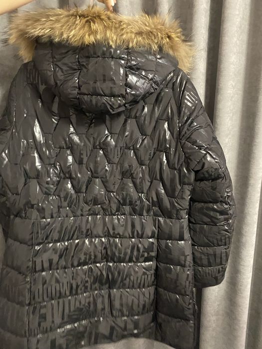 Дамско зимно яке с естествен пух