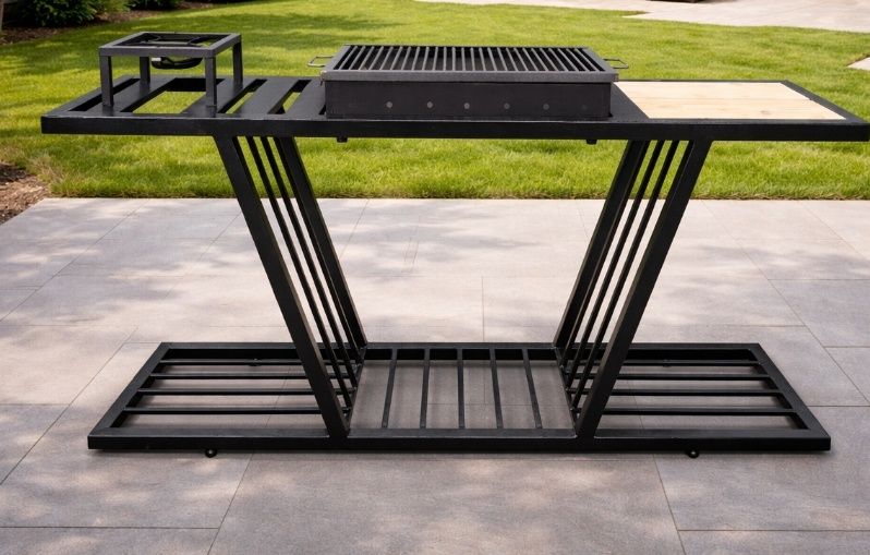 Grill metalic pentru exterior