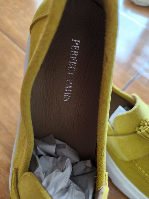 Лоферы натуральная замша