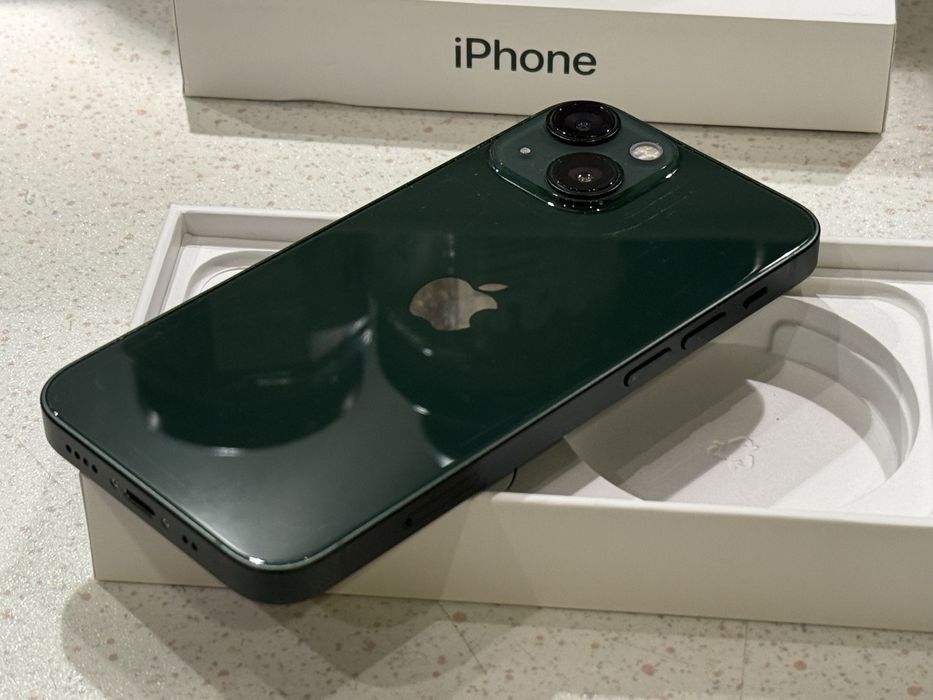iPhone 13 Mini 128GB Green – Перфектен, 100% Батерия. Гаранция!