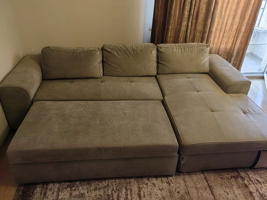 Голям ъглов диван