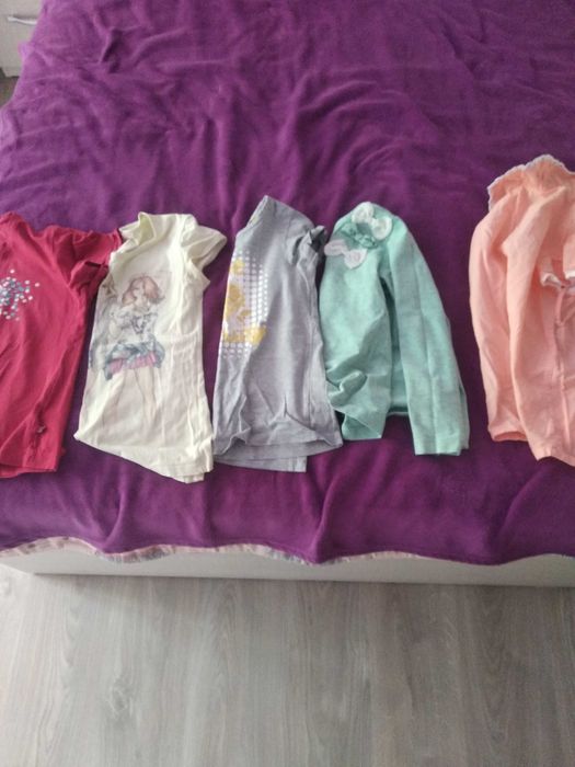 Лот от рокли, блузки и поли 110,116, 122,128