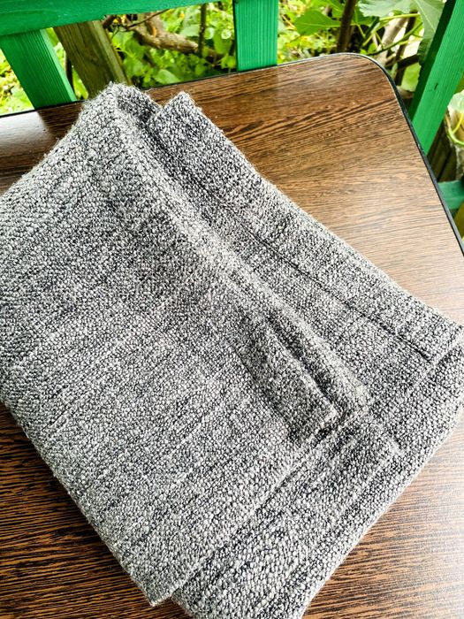 Cuvertura IKEA decorativă Gri melanj pentru pat sau canapea - stil modern, aspect texturat