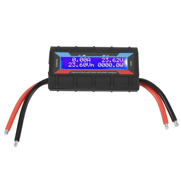 Wattmetru RC digital Voltmetru Ampermetru DC 6-60V 100A