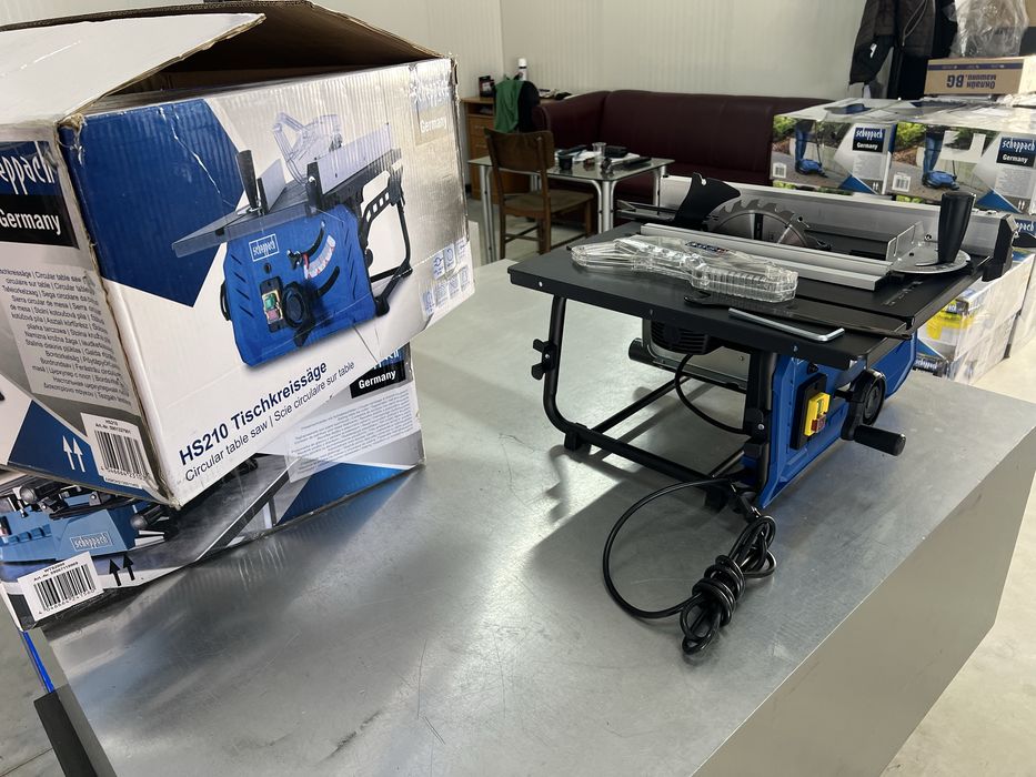 Нов Настолен циркуляр Scheppach HS210 -1500W 4800 оборота/мин