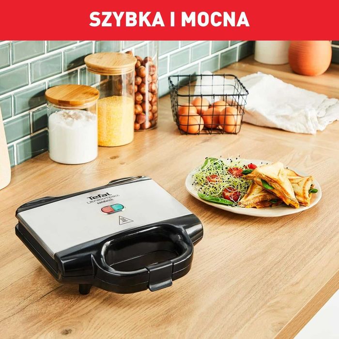 Tefal Ultracompact Тостер за триъгълни сандвичи, 700W, Незалепващо