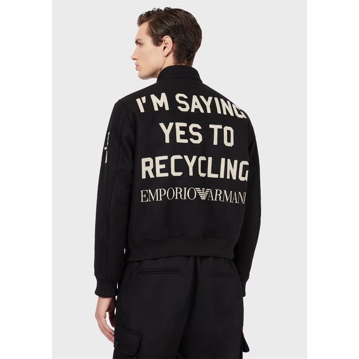 НАМАЛЕНИЕ - EMPORIO ARMANI - М - вълнен бомбър