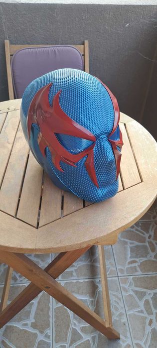 Casca/helmet Spiderman 2099 Blue 3D print cosplay