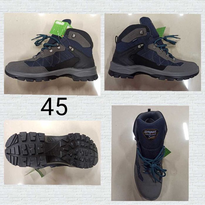 Мъжки обувки за преход Gri Sport gore tex истинска кожа VIbram