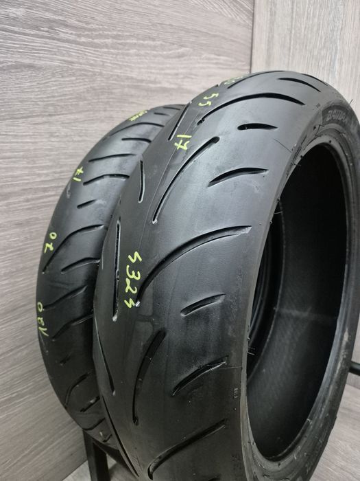 Set anvelope moto 120 70 17 cu 180 55 17 Bridgestone T33 dot 2025 si 4324