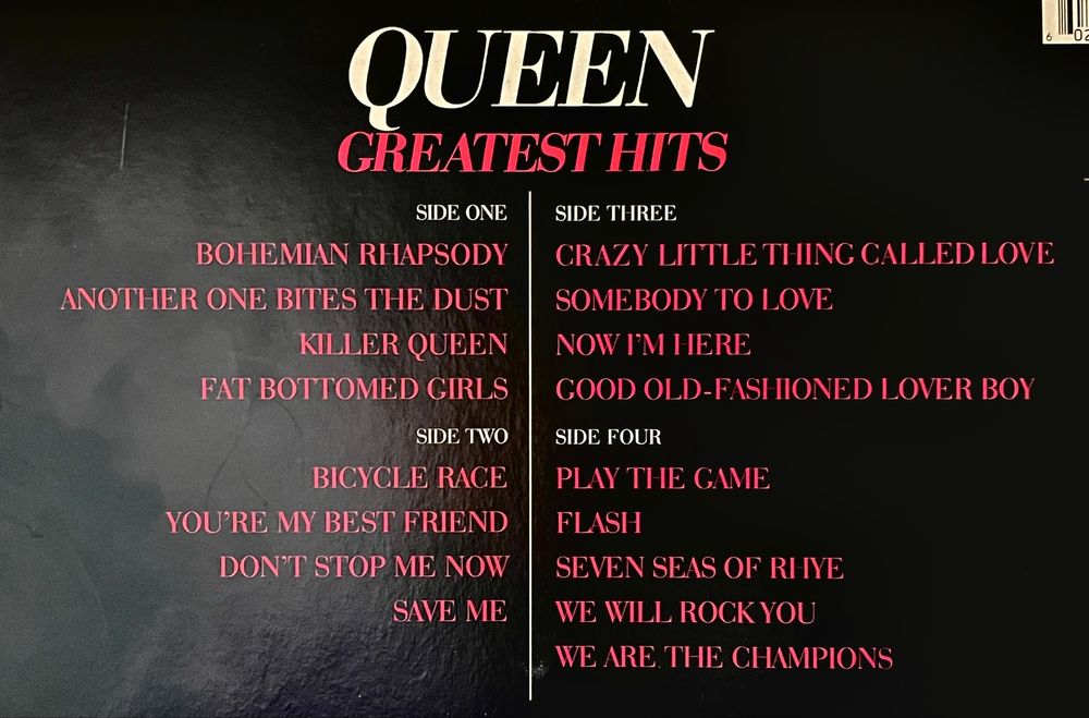 виниловые пластинки queen - greatest hits