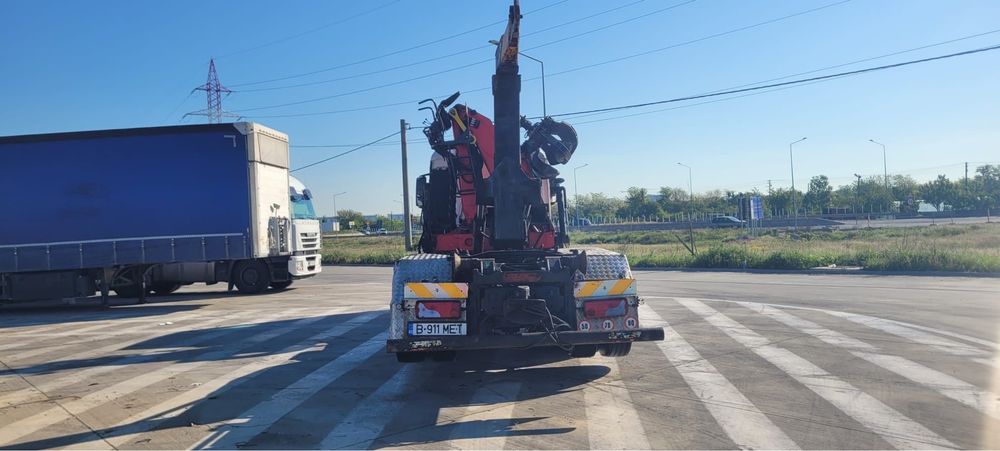 Camion MAN TGS 28.400 6X2 Hook lift +macara+graifer Palfinger