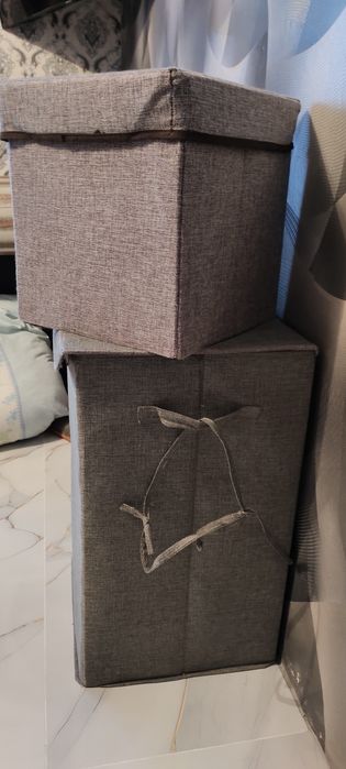 Тканевые складные коробки