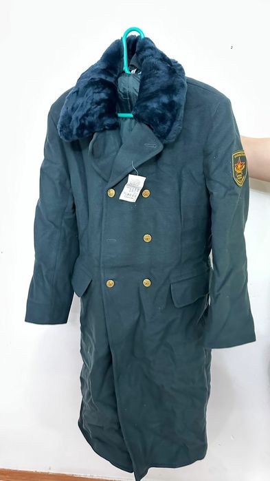 Военный пальто зимный