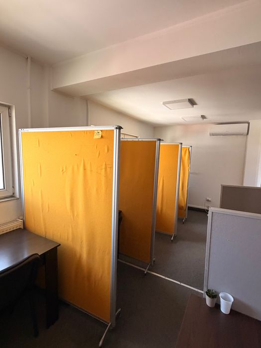 Despărțitoare birou / Panouri compartimentare office – modulare, cu ramă aluminiu