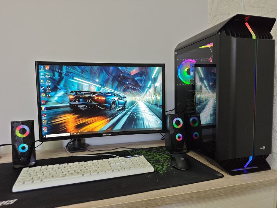 Мощный игровой компьютер Core i5 10600, RTX2060S 8Gb, ОЗУ 16Gb, SSD240