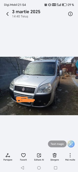 Mașină Fiat Doblo