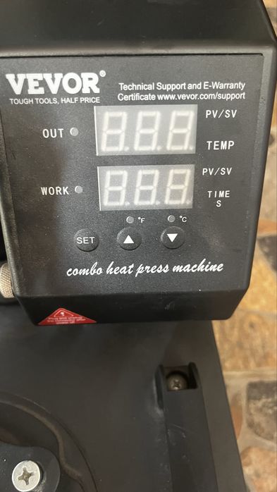 Presa termica 2in1 vevor