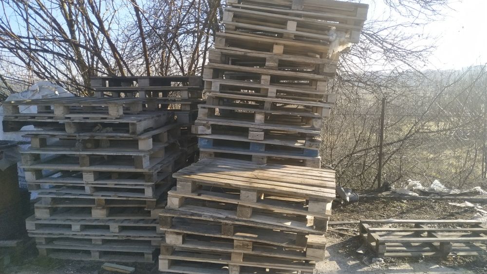 Продавам евро палети и скари
