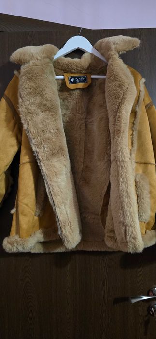 Дамско пухкаво палто