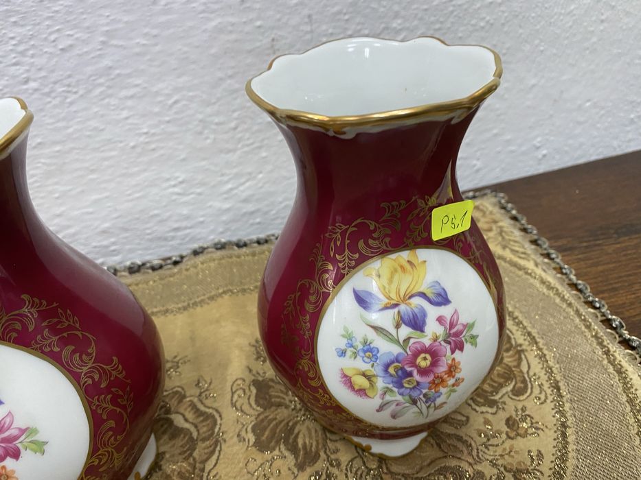 Немски барокови вази от порцелан