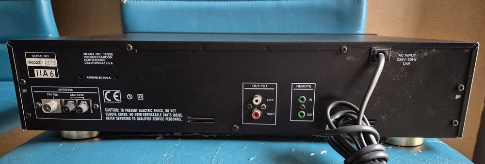 Harman/Kardon TU 930 стерео тунер в черно