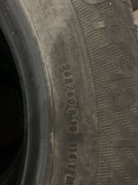 Резина зимняя 265/60 r18