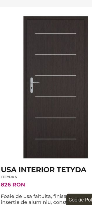 Uși  cu Toc  de 28-34 cm Classen Polonia pentru goluri de 74/84/9104