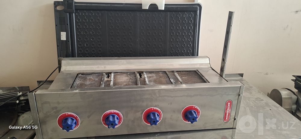 Гриль professional sanoat gaz plitasi (yoki gril/pech jihoz)
