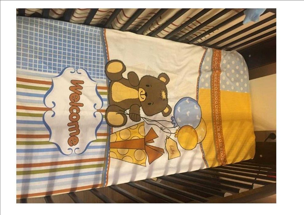 Детско креватче с картинка на мече